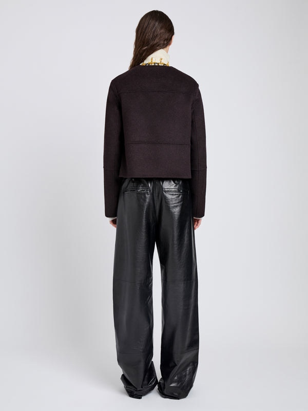 Proenza Schouler Proenza Schouler White Label Courtney Jacket In Double Face Wool - Hickory
