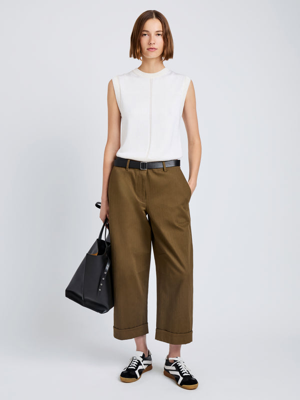 proenza schouler Proenza Schouler White Label Dori Pant in Fine Herringbone - Wood
