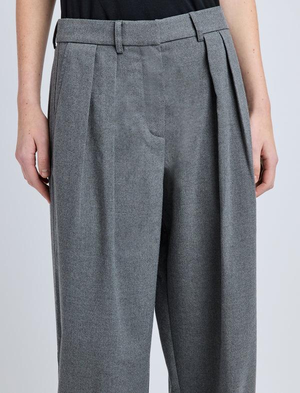 Proenza Schouler Proenza Schouler White Label Eleanor Pant In Flannel - Grey Melange