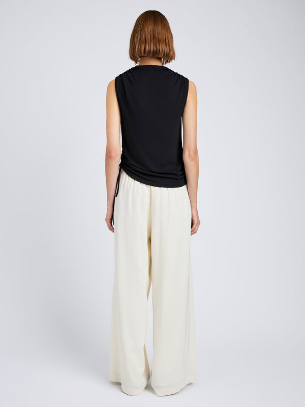 Proenza Schouler Proenza Schouler White Label Elna Top In Crepe Jersey - Black