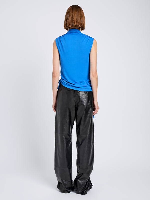 Proenza Schouler Proenza Schouler White Label Elna Top In Crepe Jersey - Sea