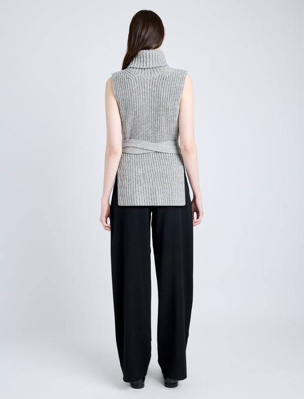 Proenza Schouler Proenza Schouler White Label Ember Vest In Mouline Knits - Pebble Melange
