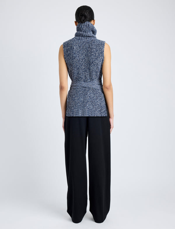 Proenza Schouler Proenza Schouler White Label Ember Vest In Mouline Knits - Ink Melange