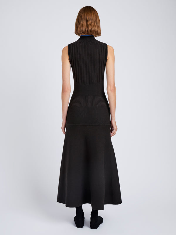 Proenza Schouler Proenza Schouler White Label Ezme Dress In Souffle Knit - Chicory