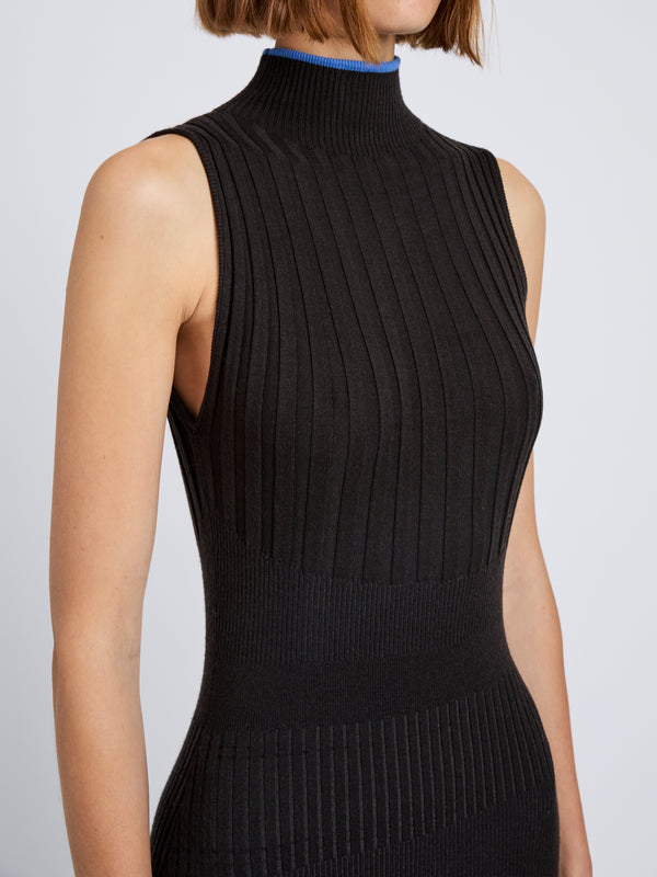 Proenza Schouler Proenza Schouler White Label Ezme Dress In Souffle Knit - Chicory