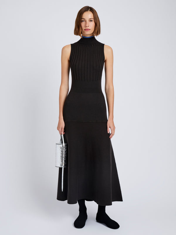 proenza schouler Proenza Schouler White Label Ezme Dress in Souffle Knit - Chicory