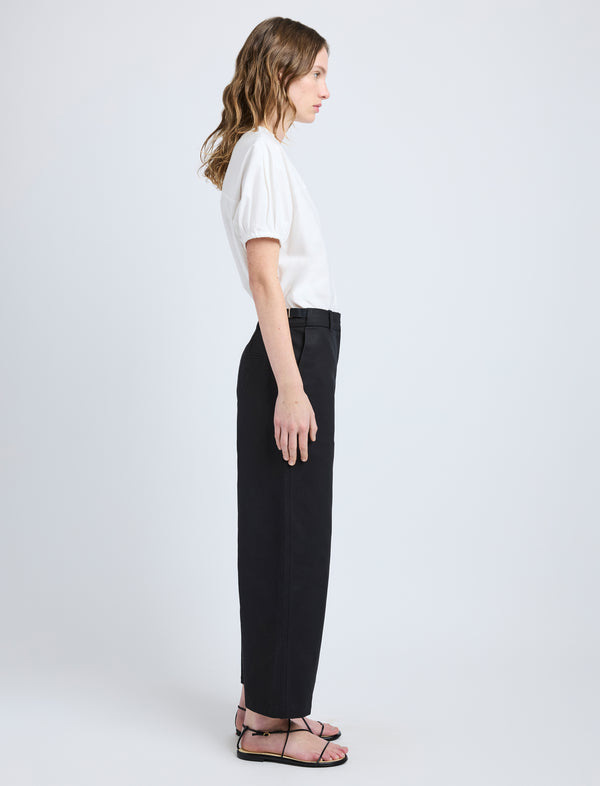 Proenza Schouler Proenza Schouler White Label Haleigh Top In Cotton Sateen - White