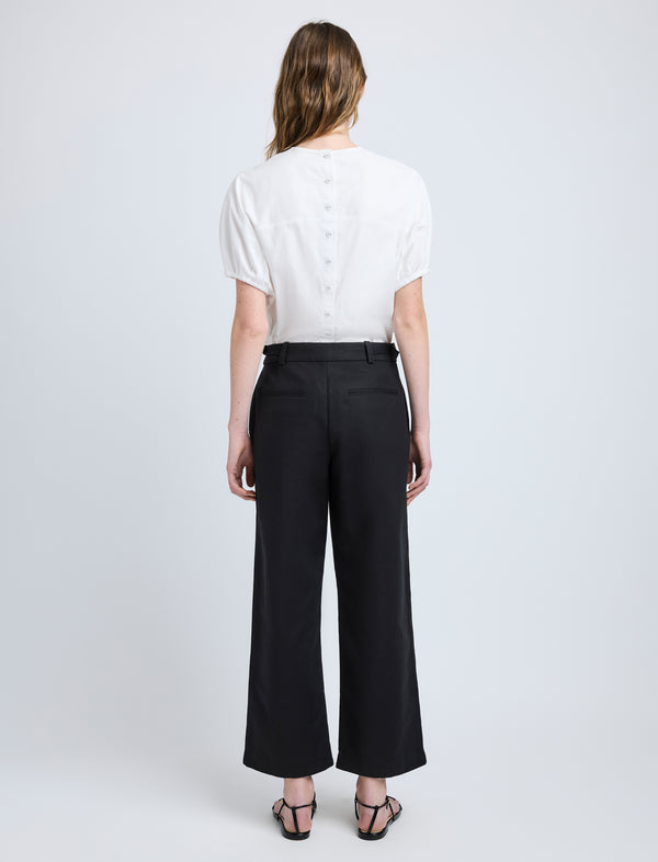 Proenza Schouler Proenza Schouler White Label Haleigh Top In Cotton Sateen - White
