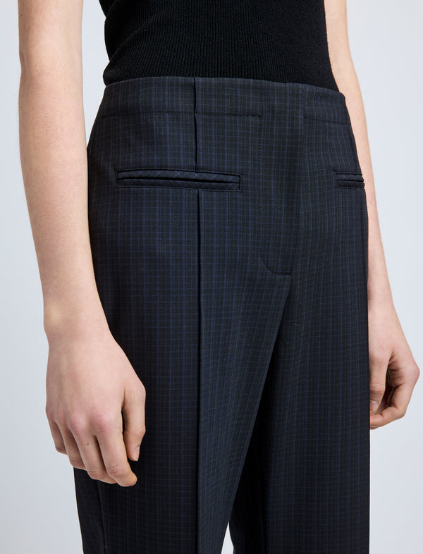 Proenza Schouler Proenza Schouler White Label Isadora Pant In Stretch Tailoring - Ink Check