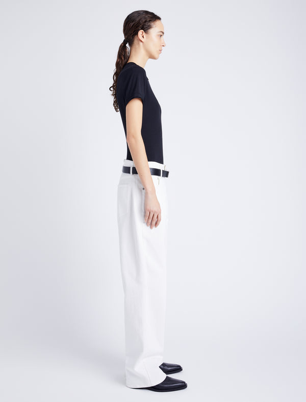 Proenza Schouler Proenza Schouler White Label Jersey T-Shirt - Black