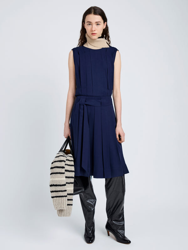 proenza schouler Proenza Schouler White Label Jess Skirt in Open Weave Flou - Navy
