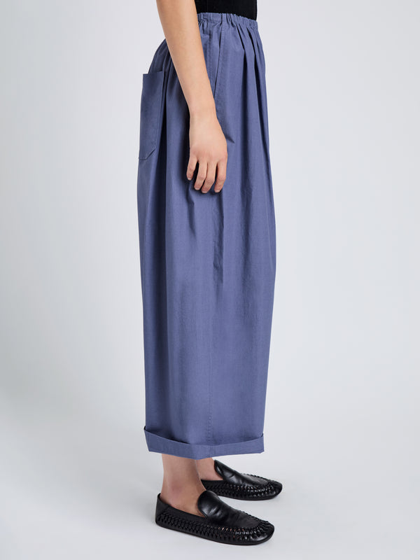 Proenza Schouler Proenza Schouler White Label Kayla Pant In Brushed Poplin - Slate