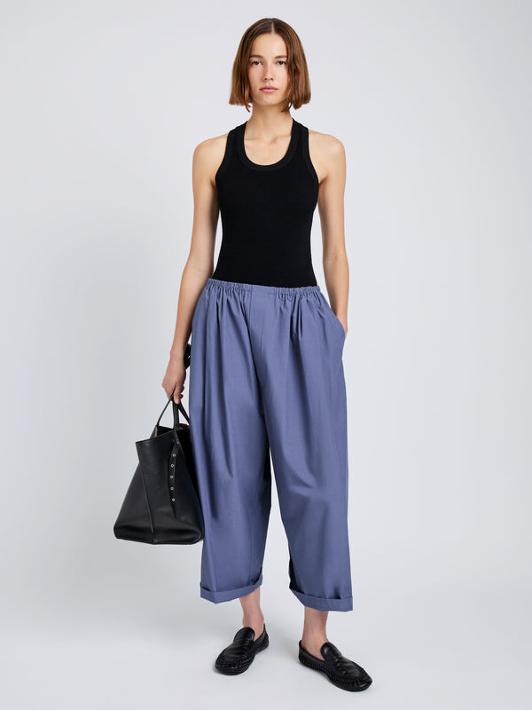 proenza schouler Proenza Schouler White Label Kayla Pant in Brushed Poplin - Slate