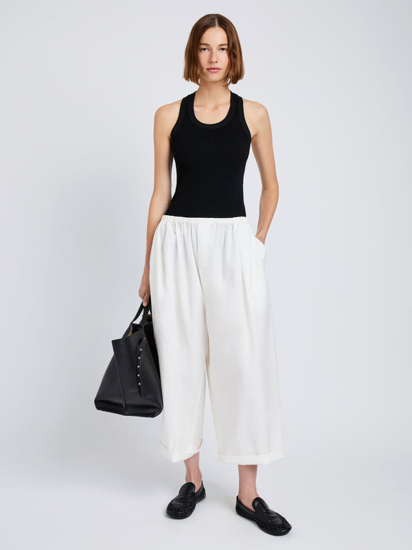 proenza schouler Proenza Schouler White Label Kayla Pant in Brushed Poplin - White