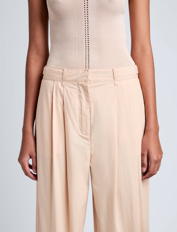 Proenza Schouler Proenza Schouler White Label Kyle Pant In Brushed Poplin - Light Rose