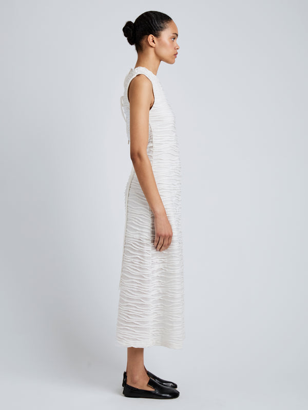 Proenza Schouler Proenza Schouler White Label Laura Dress In Textured Cotton - White