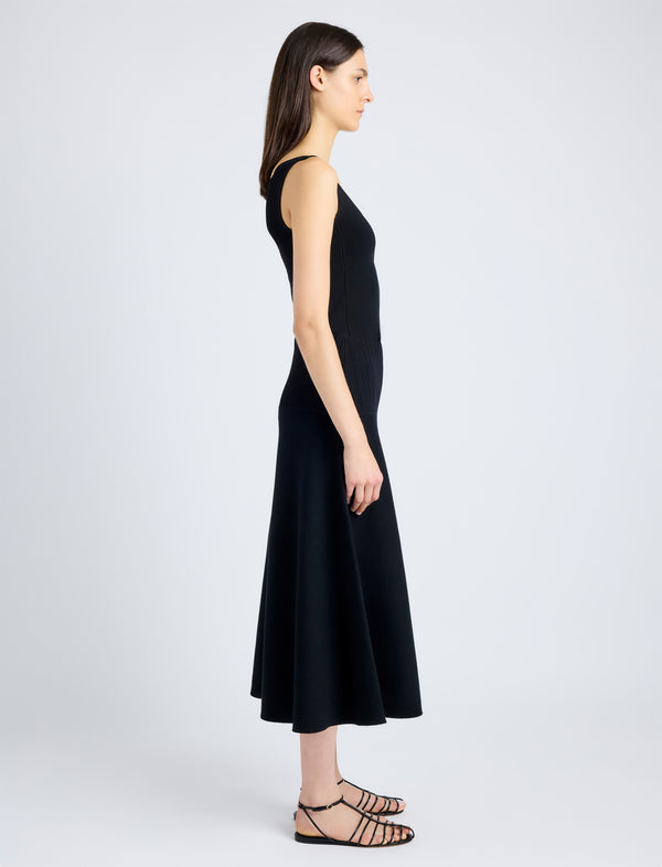 Proenza Schouler Proenza Schouler White Label Lucia Dress In Souffle Knit - Black