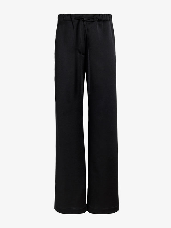 Proenza Schouler Proenza Schouler White Label Magnus Pant In Crinkled Crepe - Black