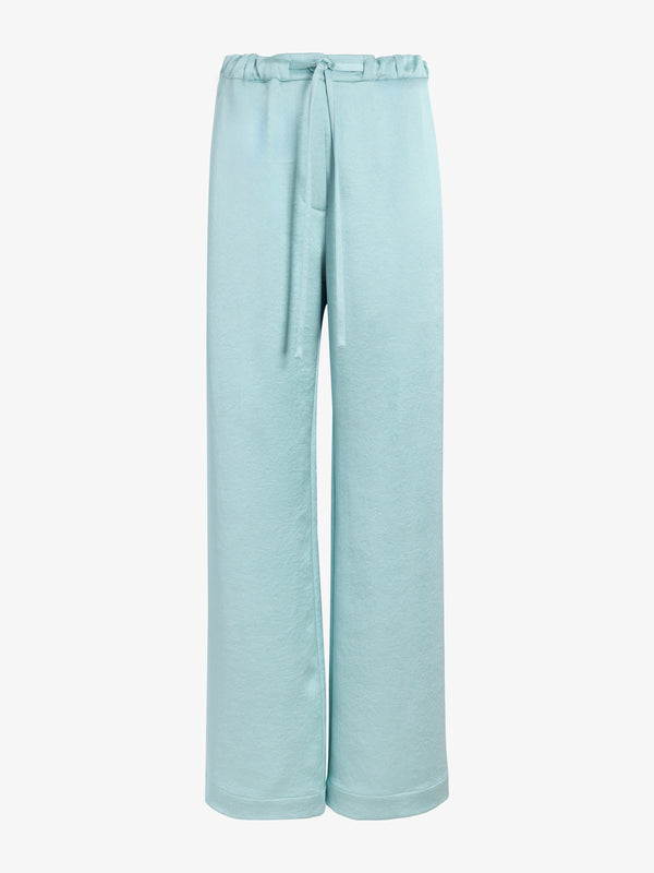 Proenza Schouler Proenza Schouler White Label Magnus Pant In Crinkled Crepe - Sea Glass
