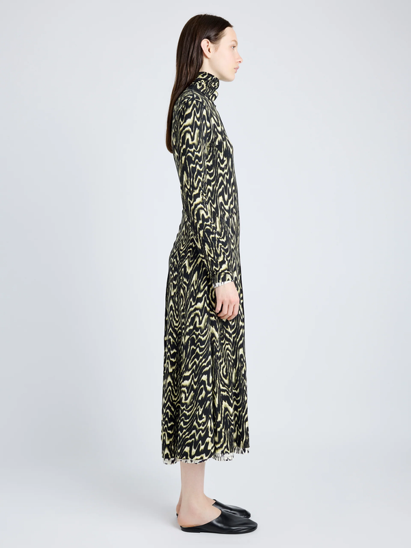 Proenza Schouler Proenza Schouler White Label Marion Dress In Printed Jersey - Daffodil Multi