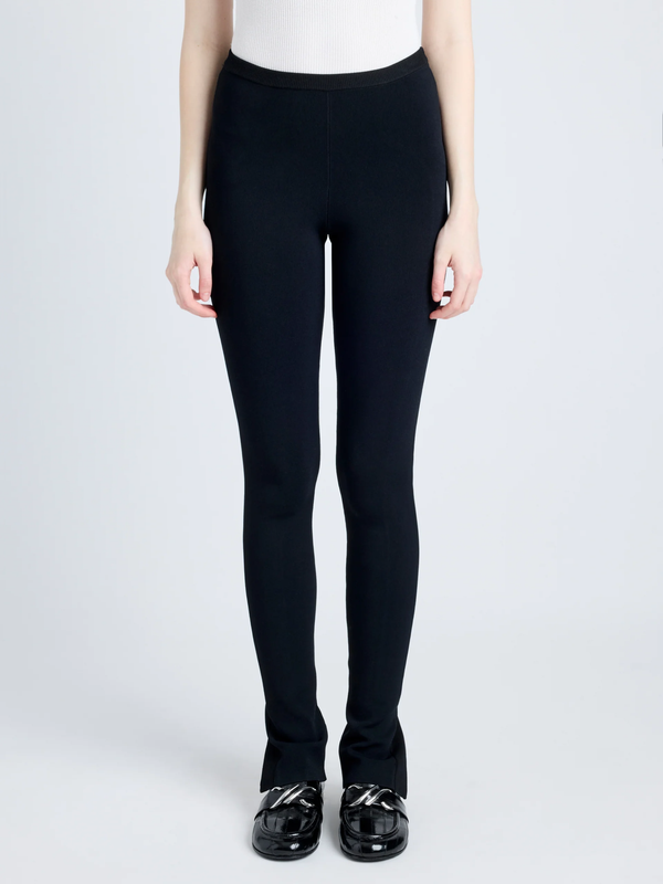 Proenza Schouler Proenza Schouler White Label Marisol Pants In Ribbed Knit - Black