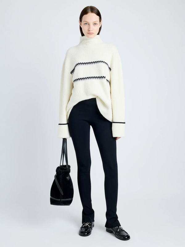 proenza schouler Proenza Schouler White Label Marisol Pants in Ribbed Knit - Black