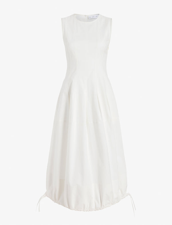 Proenza Schouler Proenza Schouler White Label Marley Dress In Brushed Poplin - White