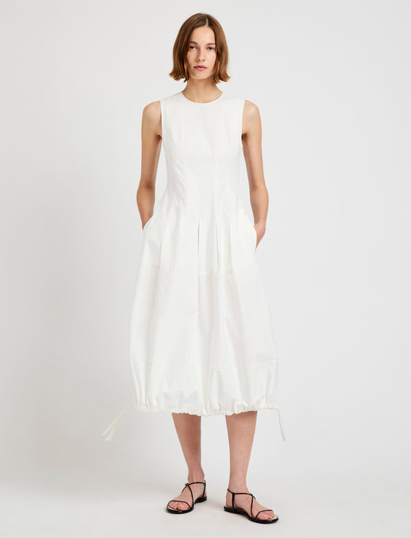 proenza schouler Proenza Schouler White Label Marley Dress in Brushed Poplin - White