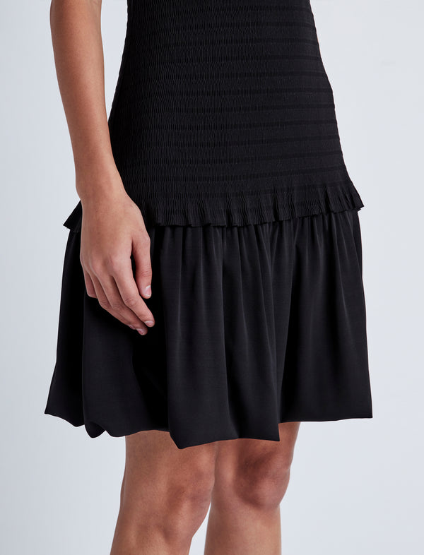 Proenza Schouler Proenza Schouler White Label Martine Dress In Micro Pleat - Black