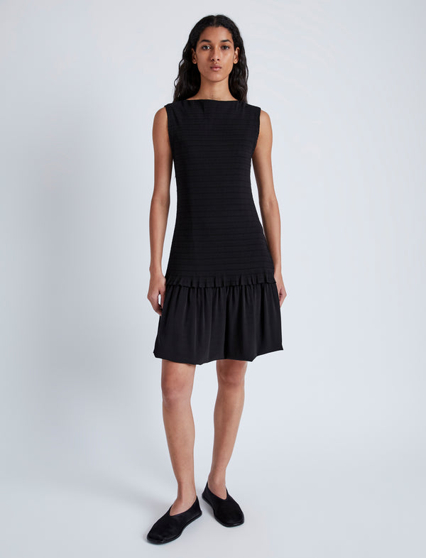 proenza schouler Proenza Schouler White Label Martine Dress in Micro Pleat - Black