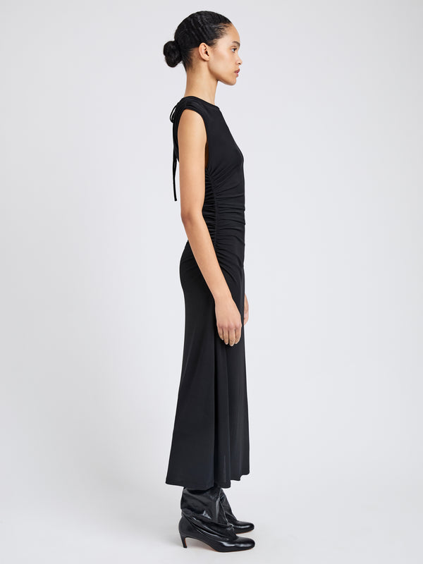 Proenza Schouler Proenza Schouler White Label Mimi Dress In Crepe Jersey - Black