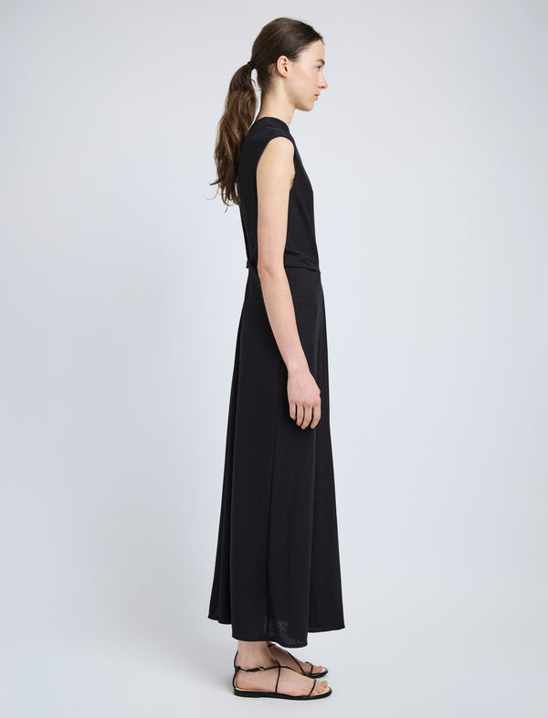 Proenza Schouler Proenza Schouler White Label Miranda Dress In Twisted Rib - Black