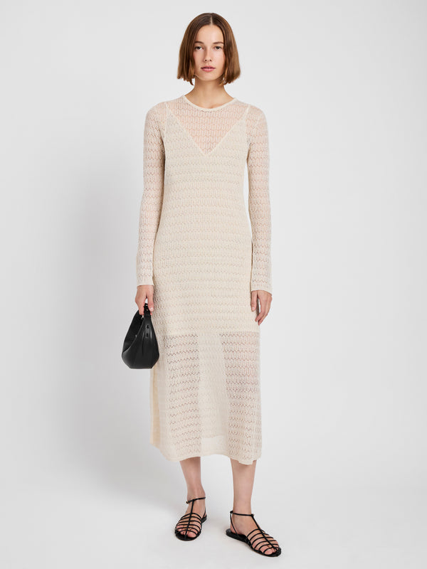 proenza schouler Proenza Schouler White Label Miriam Dress in Crochet - Ecru