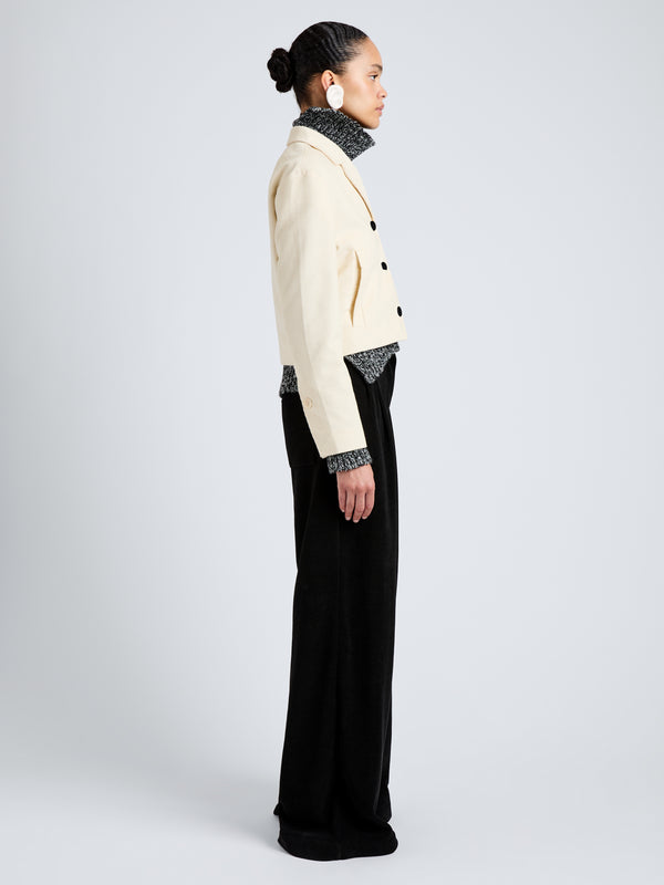 Proenza Schouler Proenza Schouler White Label Nima Jacket In Corduroy - Off White