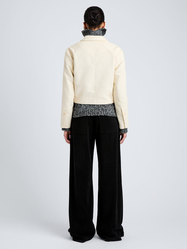 Proenza Schouler Proenza Schouler White Label Nima Jacket In Corduroy - Off White