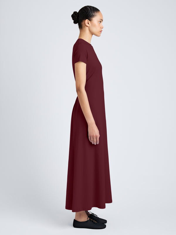 Proenza Schouler Proenza Schouler White Label Noelle Dress In Eco Jersey - Wine