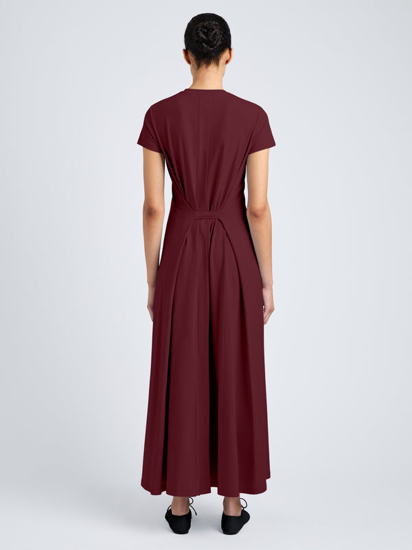 Proenza Schouler Proenza Schouler White Label Noelle Dress In Eco Jersey - Wine