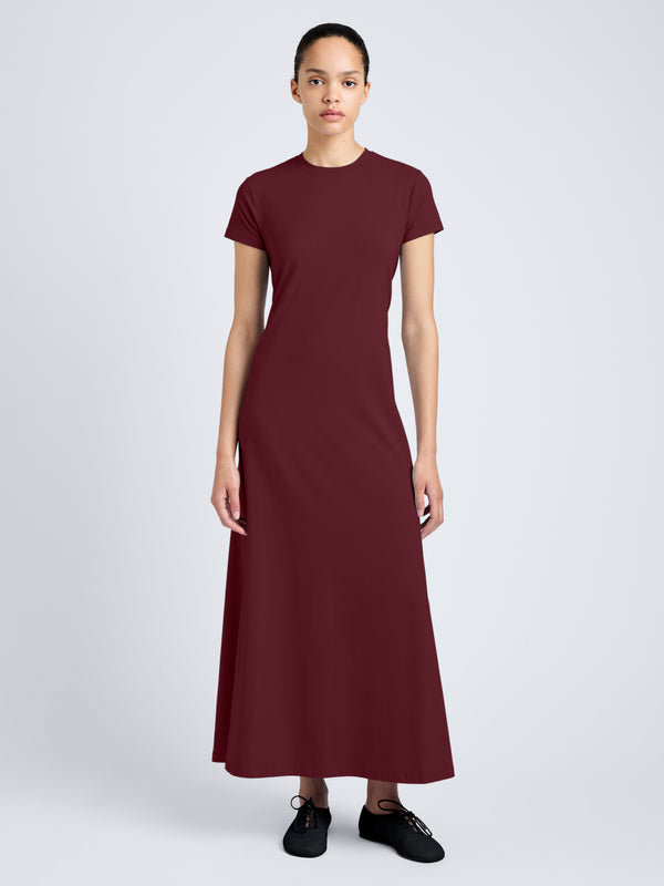 proenza schouler Proenza Schouler White Label Noelle Dress in Eco Jersey - Wine
