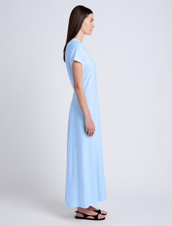 Proenza Schouler Proenza Schouler White Label Noelle Dress In Jersey - Light Oxford