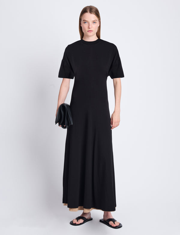 proenza schouler Proenza Schouler White Label Noelle Dress in Jersey - Black