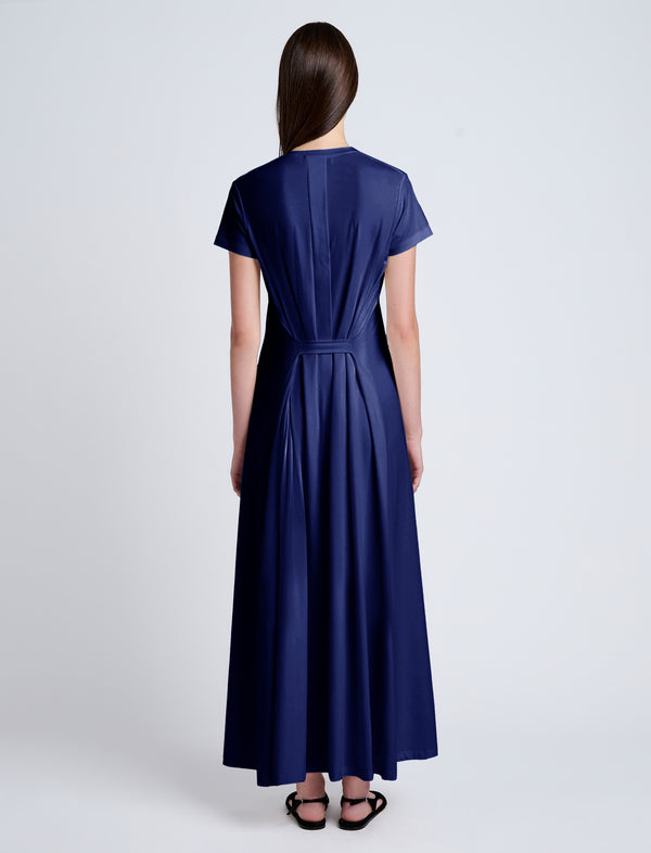 Proenza Schouler Proenza Schouler White Label Noelle Dress In Jersey - Dark Ink