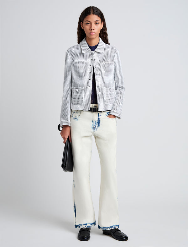 Proenza Schouler Proenza Schouler White Label Osler Jacket In Tweed - Off White