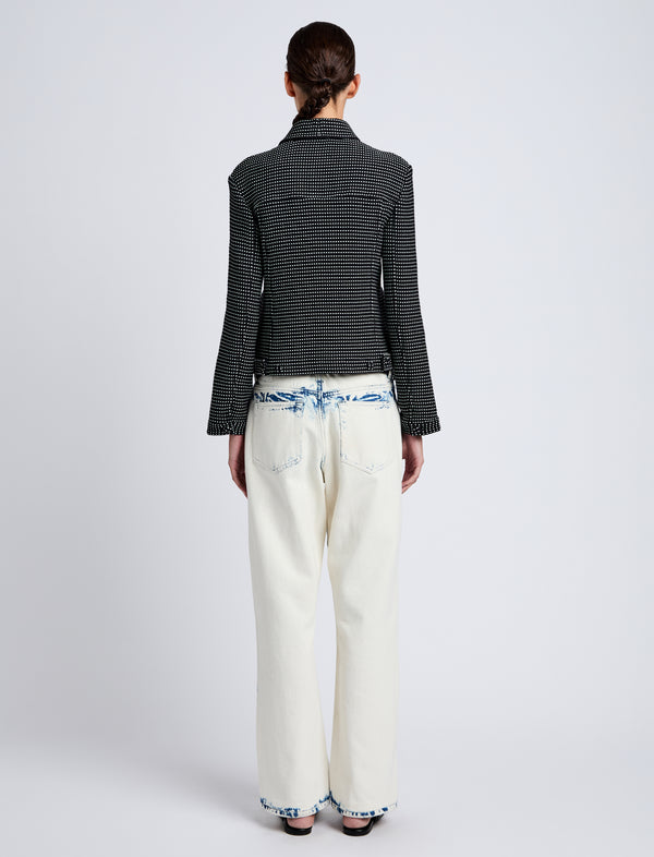 Proenza Schouler Proenza Schouler White Label Osler Jacket In Tweed - Black