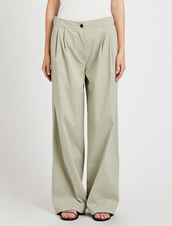Proenza Schouler Proenza Schouler White Label Romina Pant In Cotton - Sage