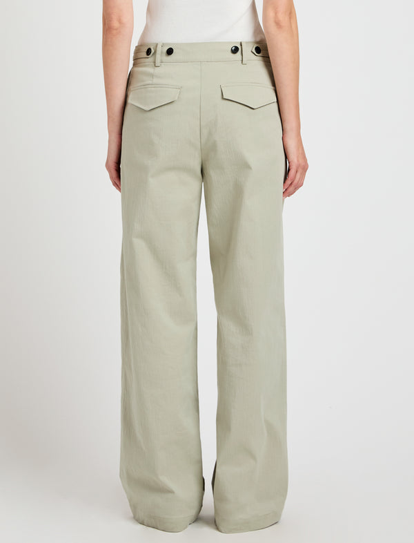 Proenza Schouler Proenza Schouler White Label Romina Pant In Cotton - Sage