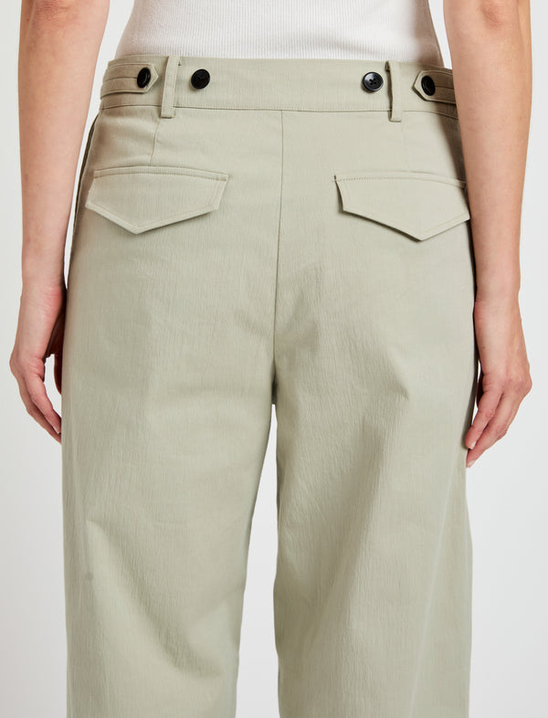 Proenza Schouler Proenza Schouler White Label Romina Pant In Cotton - Sage