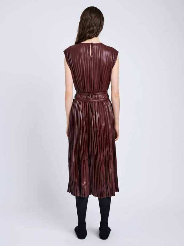 Proenza Schouler Proenza Schouler White Label Rosalyn Skirt In Faux Leather - Oxblood