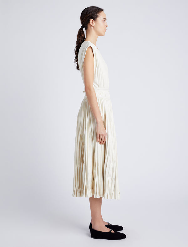 Proenza Schouler Proenza Schouler White Label Rosalyn Skirt In Faux Leather - Enoki