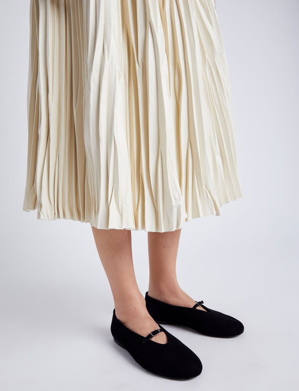Proenza Schouler Proenza Schouler White Label Rosalyn Skirt In Faux Leather - Enoki