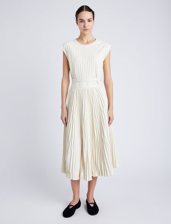 proenza schouler Proenza Schouler White Label Rosalyn Skirt in Faux Leather - Enoki